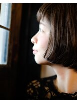 ニコヘアー(niko hair) 耳掛けも可愛いボブ▼LINEID@vey3047y