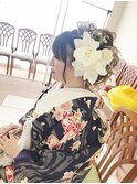 色打掛 結婚式 花嫁ヘアアレンジ 【ヘアアレンジ  立川/立川南】