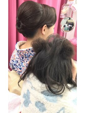 ハナココ 水戸店(hana Coco) 親子でヘアセット☆ イベント 着物 七五三 入園式 卒園式 水戸