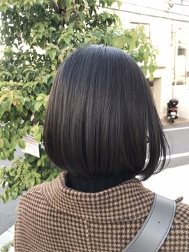 ブリス(VLISS) 暗グレージュボブ＿クールショートボブルフ