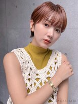 オーブ ヘアー フォール 山形東原町店(AUBE HAIR fall) 20代・30代_大人可愛いマッシュショート