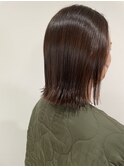 大人ラベンダー/切りっぱなしボブ