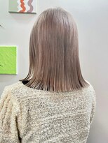 デート 下北沢(DATE)&nbsp;ダブルカラーブロンドベージュカラーケアブリーチハイトーン韓国