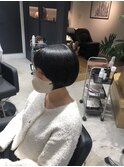 ミニボブ×髪質改善酸熱トリートメント【藤沢】
