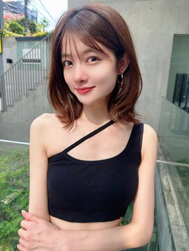 クーエフー(coo et fuu) シースルーバングとレイヤーボブで抜け感◎