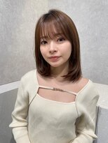 エジョン 三鷹店(Aejon)&nbsp;#バレイヤージュ#グレージュカラー#ボブウルフ#ココアベージュ