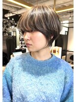 ワン バイ ジエクト(One by The Ect)&nbsp;【似合わせカット】イメチェンショートヘア×アンブレラカラー