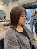 ベンジー 蔵前ii店(benji)&nbsp;大人可愛い切りっぱなしボブ◎蔵前