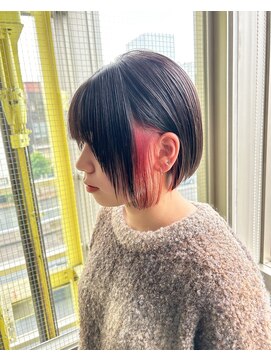 ガルボ ヘアー(garbo hair) イヤリングカラーインナーカラー10代20代