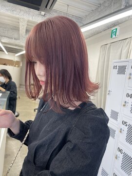 キジ(kiji) ピンクベージュ / ケアカラー / ボブ〔久屋大通/丸の内/久屋〕