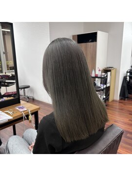 グランルッソ 岡山駅前(GRAN LUSSO) オリーブグレージュ/フルブリーチ/バレイヤージュ/ハイライト