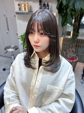 ロンドクロエ 横浜(Lond Chloe) 伸ばしかけでも可愛いレイヤー/グレージュ【横浜】