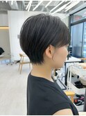 黒髪カタログ/ボブルフ/小顔に見せるヘア/ワンレン