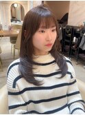 ■着物ヘアメルティカラー似合わせカットウェーブミディアムn