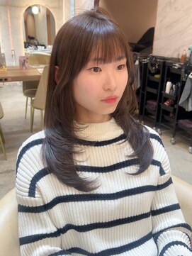 ロンド エスポワール 錦糸町(Lond espoir) ■着物ヘアメルティカラー似合わせカットウェーブミディアムn