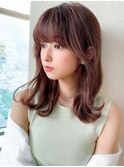 イメチェンウルフひし形シルエット外ハネボブ美髪ワンカール
