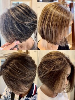 シークエンス 外苑前(SEAQUENCE)の写真/【白髪ぼかしが好評】説明が分かりやすく丁寧。他店で失敗した方も訪れる実力店[外苑前/髪質改善/白髪染め]