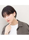 【monde】丸みショート×美シルエット×ヘーゼルブラウン