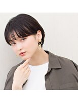 モンド ヘアクリエーション 新栄店(monde hair creation)&nbsp;【monde】丸みショート×美シルエット×ヘーゼルブラウン