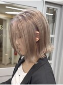 【レイヤーカット/ブリーチ/髪質改善/韓国/ハイブリーチ/ボブ】