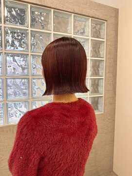 切りっぱなしボブ