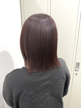 ボクノ 6号店 大橋(bokuno) 【 chika 】髪質改善カラー / ピンクベージュ / 似合わせカット