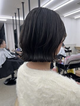 サンド 大阪梅田(sand) @haru__sand ココアベージュ/オリーブグレー/小顔［大阪梅田］