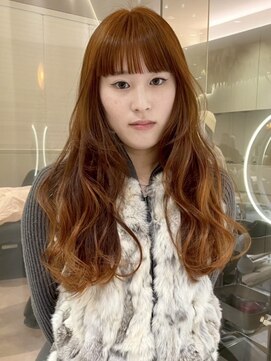 マイル 渋谷(mile) ブリーチなしキャロットオレンジ