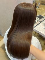 ロンド フィーユ(Lond fille)&nbsp;オリーブグレー髪質改善/黒髪/小顔/くすみベージュ/銀座 ■