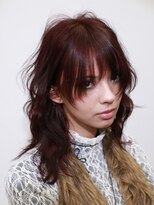 ピークアブー 原宿ハラカド(PEEK-A-BOO)&nbsp;海外風レイヤーセミロングミディアムヘアハッシュカット