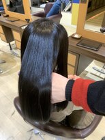 お～るうぇいず(always)&nbsp;髪質改善ストレート艶髪韓国風レイヤーブルーブラックカラー美髪