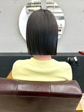 ジュベ(juve.) 大分ショートボブ顔周りレイヤーカット髪質改善カラー