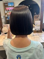 ヘアリゾート粋 ティガ 池袋店(tiga)&nbsp;ショートボブ/黒髪/切りっぱなし