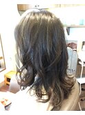 【4-restgarden サロンワーク】　外はねグレージュ