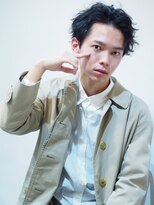 ロジ(Roji) 【Ｒｏｊｉ】センターパートニュアンスパーマ