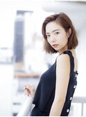 【Reir 下北沢】*+シフォンボブ+3Dヌーディグレージュ+*
