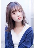 ACE LA 濡れ感外ハネ×透け感グレージュ