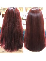 ヘアーカルチャー 小倉台店 HAIR CULTURE&nbsp;髪質改善ビフォーアフター２