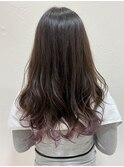 モテ髪グラデーション☆ダークアッシュ×ピンクパープル