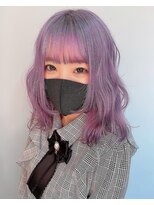 ヘアーデザインルアナ(Hair design Luana.) 【細澤ほそぴー】ラベンダーカラー