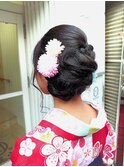 卒業式ヘアセット