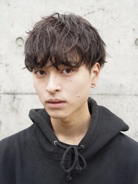 リット×ベリエ(Lit.×belier) ニュアンスパーマ/メンズマッシュ/スパイラルパーマ/薩摩川内