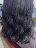 お客様スタイル/アッシュ/暗髪/ヘアカラー