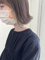 ヘアーデザイン シュシュ(hair design Chou Chou by Yone)&nbsp;インナーカラー☆オリーブグリーン