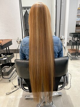 ピボット 北千住(PIVOT) ハイライト、ローライトスーパーロングカラー