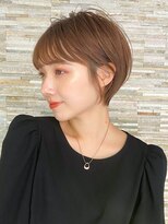 ロビー 表参道(ROBBY)&nbsp;前髪あり/20代30代40代/ひし形レイヤーショートボブ/表参道