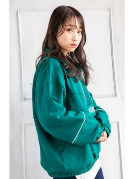 モカ ヘアーデザイン(moca HAIR DESIGN) ラベンダーアッシュのセミロング