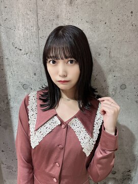 サロンドミルク 原宿(salon de MiLK) 【salon de MiLK 原宿】外ハネ×ダークグレージュ