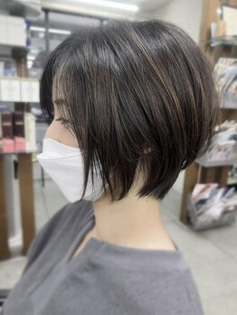 ヘアクリエイト エクセル美容室(Hair Create EXCEL)の写真/【北広島駅徒歩3分】大人女性も通いやすいプライベートサロン♪理想のデザインは勿論、髪質改善も叶います