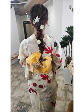 イット(it.) it.YUI 浴衣着付 編みおろしスタイル